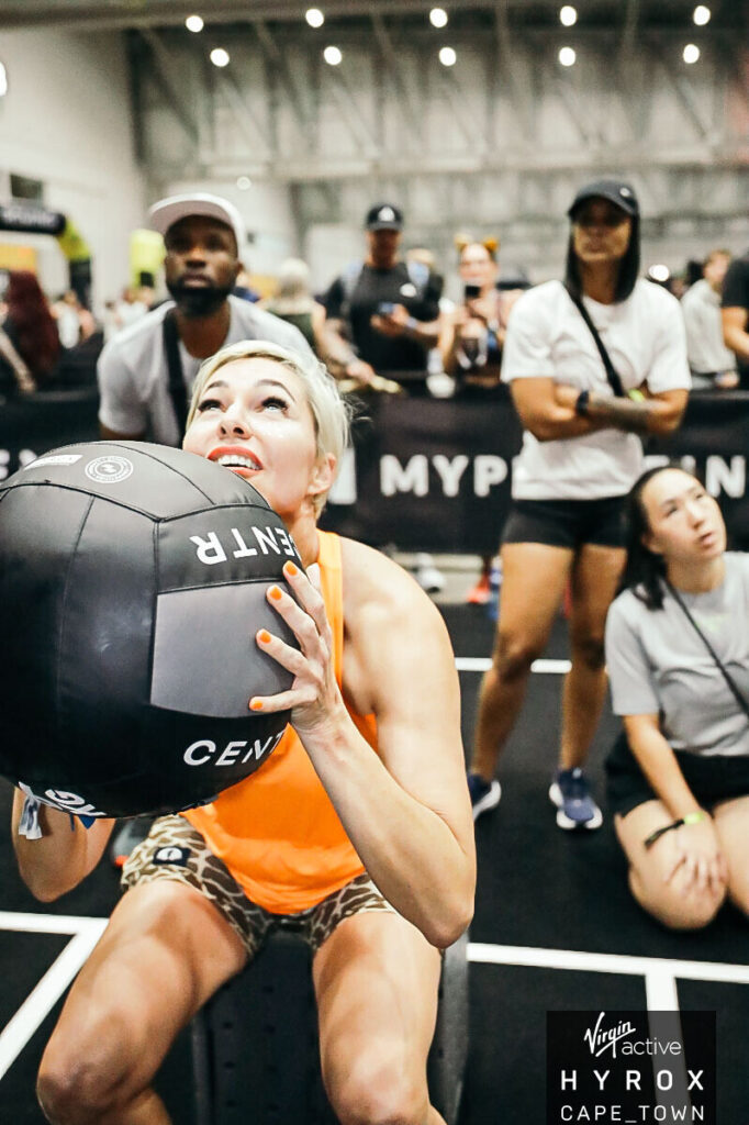 Liezel van der Westhuizen competing in Hyrox Cape Town 2026